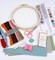 Embroidery Kit for Beginners, DIY Cross Stitching Kit with Stamped Flower Patterns, 4 Pack, Includes Hoop-1, Tools, Threads, Needles, Instructions